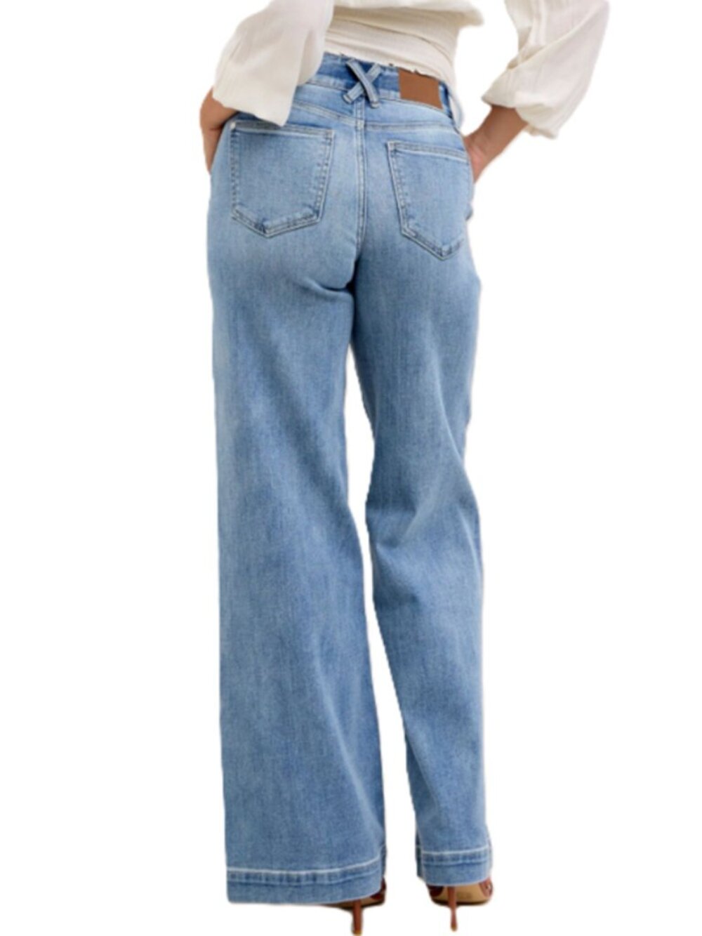 Judy Blue High Waisted Trouser Wide Leg - Picture 3 of 4